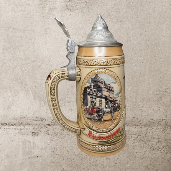 Vtg Budweiser Handcrafted 9.5